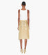 Soft Wheat - Embellished Mirror Skirt - GLAM MODA